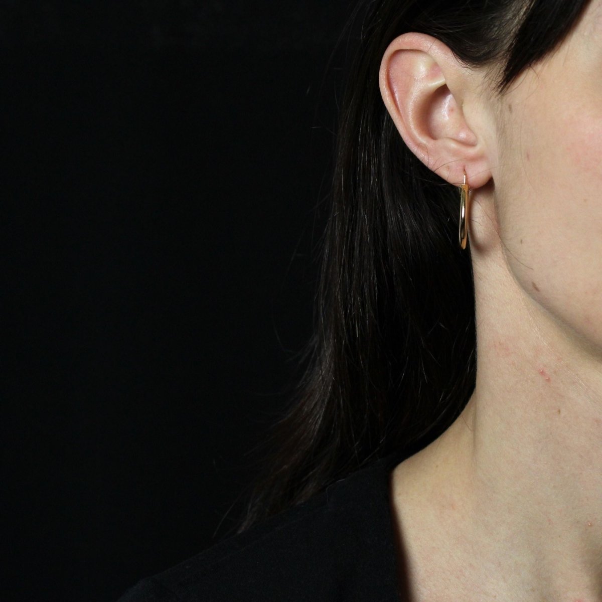 Boucles doreilles créoles or rose - Castafiore