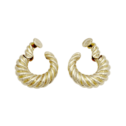 Boucles d'oreilles Créoles VAN CLEEF & ARPELS en or jaune - Castafiore