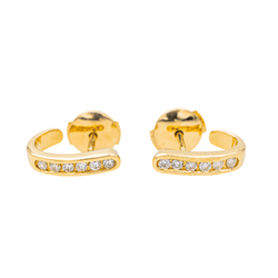 Boucles d'oreilles Diamant en or jaune - Castafiore