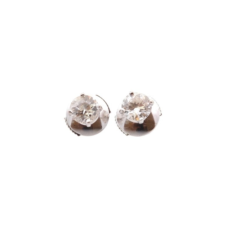 Boucles d'oreilles diamants en or 18k - Castafiore