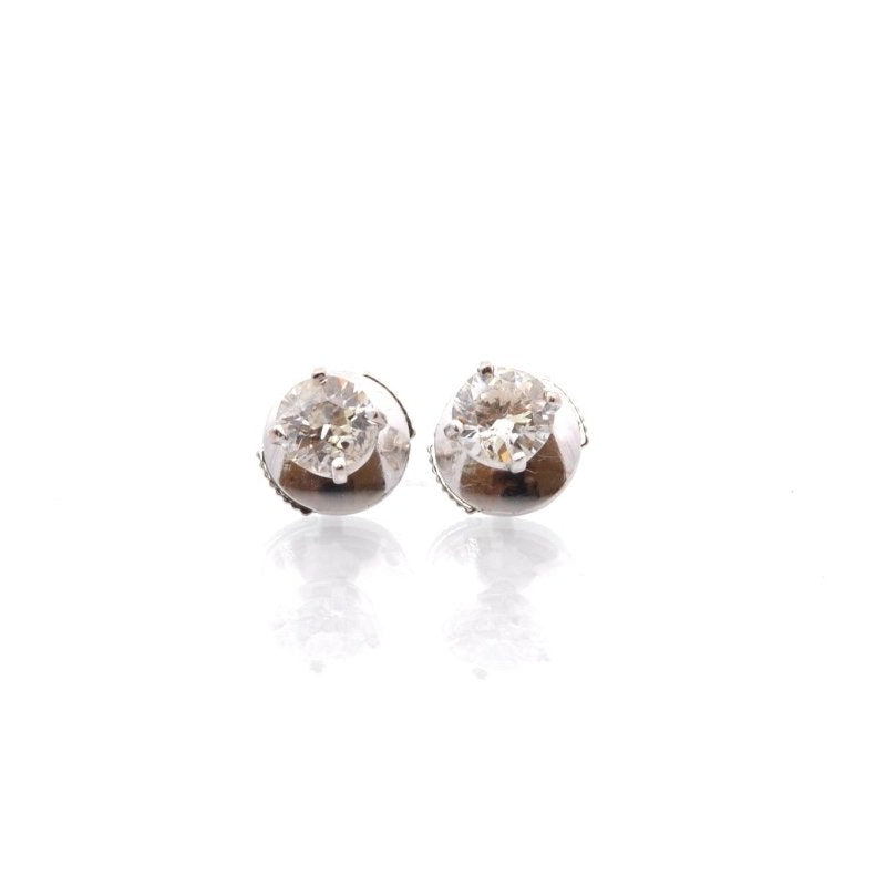 Boucles d'oreilles diamants en or 18k - Castafiore