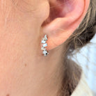 Boucles d'Oreilles Diamants en Or Blanc - Castafiore