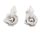 Boucles d'oreilles DIOR "Bagatelle" en or blanc et diamants - Castafiore