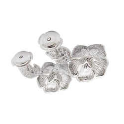 Boucles d'oreilles DIOR "Bagatelle" en or blanc et diamants - Castafiore