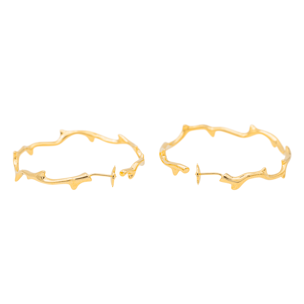 Boucles d'oreilles Dior Bois de rose en or jaune - Castafiore