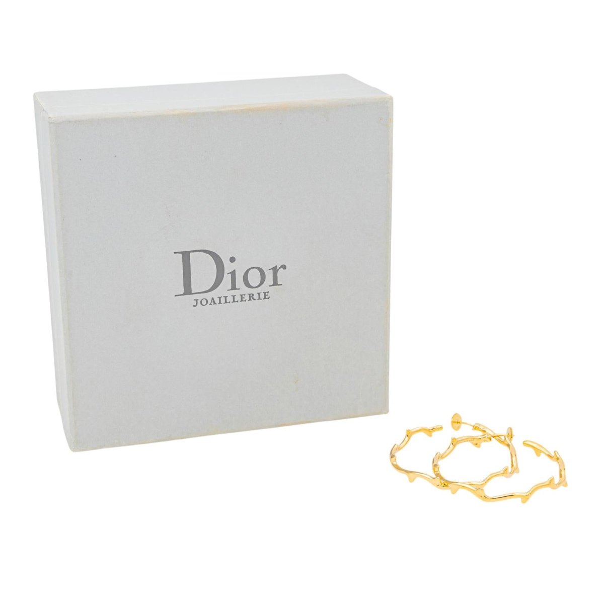 Boucles d'oreilles Dior Bois de rose en or jaune - Castafiore
