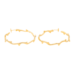 Boucles d'oreilles Dior Bois de rose en or jaune - Castafiore