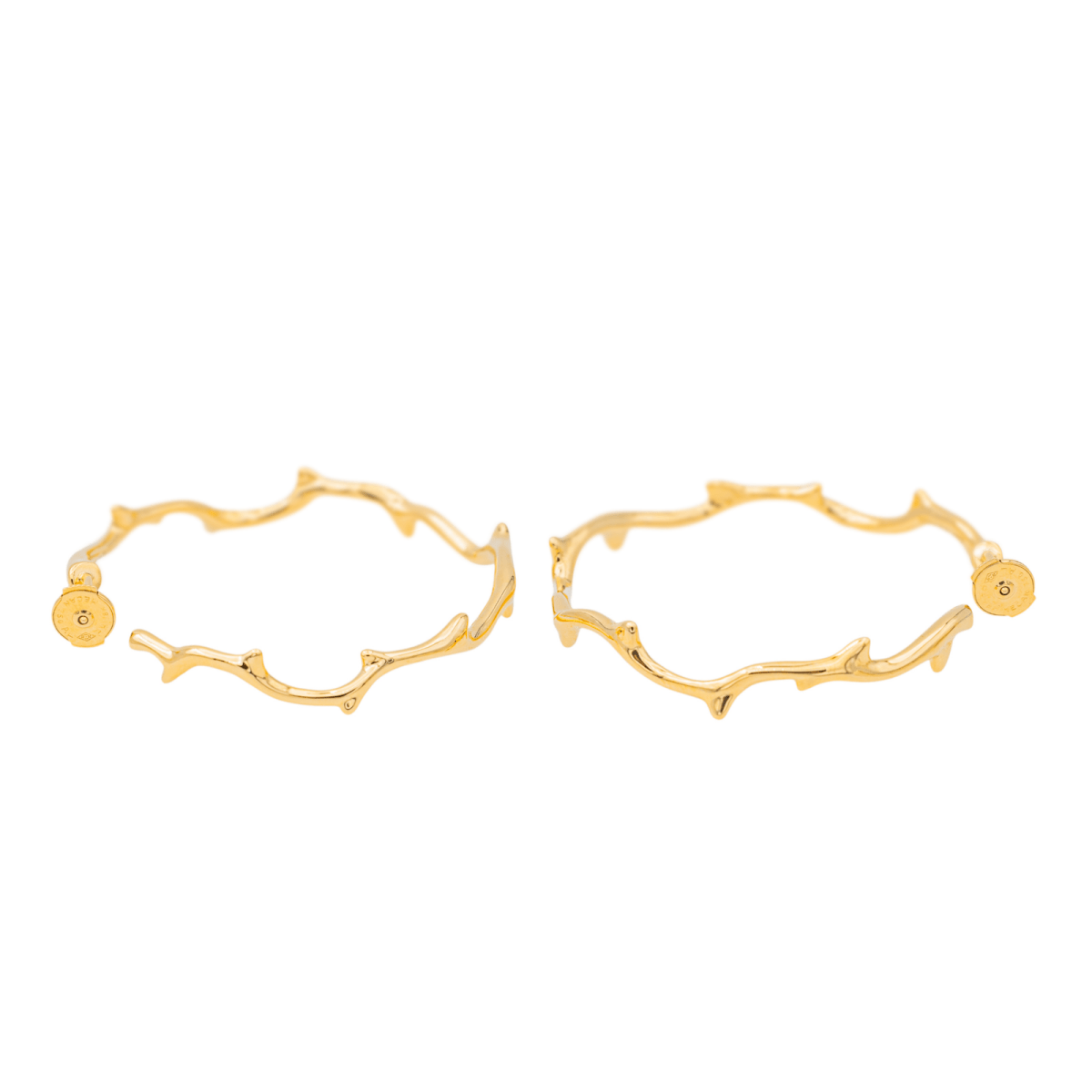 Boucles d'oreilles Dior Bois de rose en or jaune - Castafiore