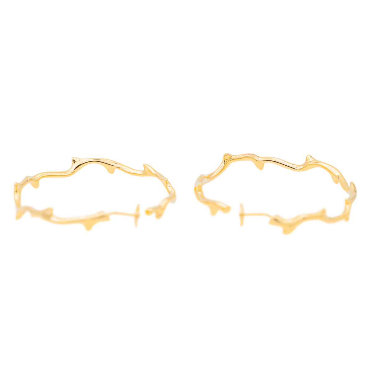 Boucles d'oreilles Dior Bois de rose en or jaune - Castafiore