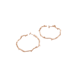 Boucles d'oreilles DIOR, "Bois de Rose" en or rose - Castafiore