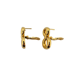 Boucles d'oreilles DIOR en or jaune - Castafiore