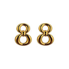 Boucles d'oreilles DIOR en or jaune - Castafiore