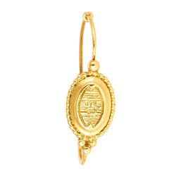 Boucles d'oreilles Dormeuses en or jaune - Castafiore