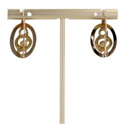 Boucles d'oreilles Dormeuses en or jaune et émail - Castafiore