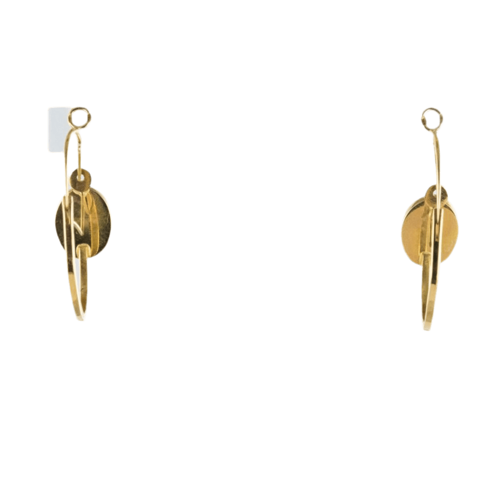 Boucles d'oreilles Dormeuses en or jaune et opales - Castafiore