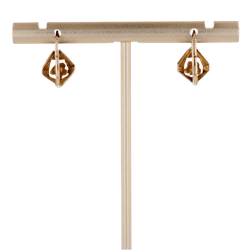 Boucles d'oreilles Dormeuses en or jaune et or blanc - Castafiore