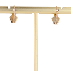 Boucles d'oreilles Dormeuses en or jaune et or blanc - Castafiore