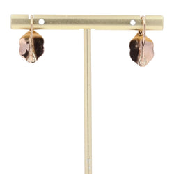 Boucles d'oreilles Dormeuses en or rose - Castafiore