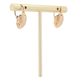 Boucles d'oreilles Dormeuses en or rose - Castafiore