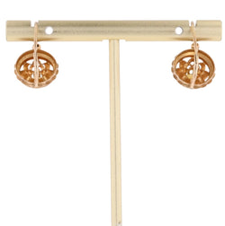 Boucles d'oreilles Dormeuses en or rose et perles - Castafiore