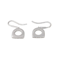 Boucles d'oreilles Dormeuses FRED "Success" en or blanc et diamants - Castafiore