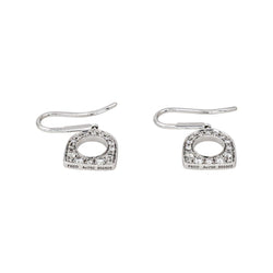 Boucles d'oreilles Dormeuses FRED "Success" en or blanc et diamants - Castafiore