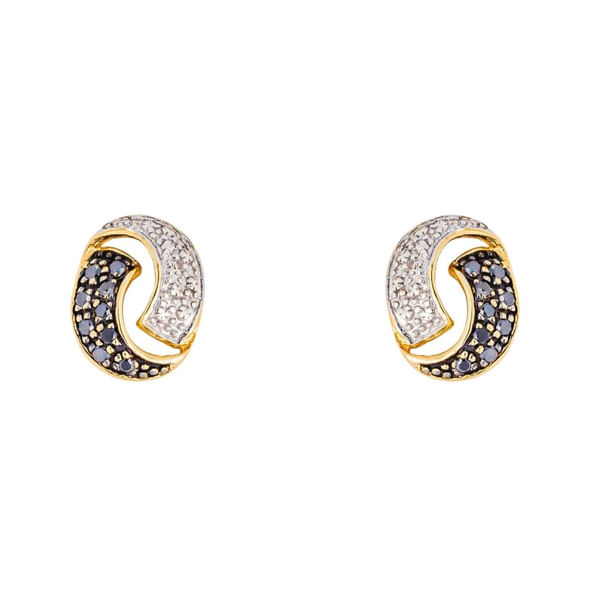 Boucles d'oreilles Dormeuses Or jaune Diamant - Castafiore