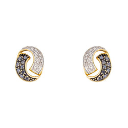 Boucles d'oreilles Dormeuses Or jaune Diamant - Castafiore
