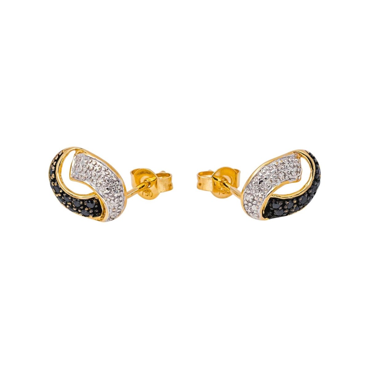 Boucles d'oreilles Dormeuses Or jaune Diamant - Castafiore