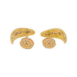Boucles d'oreilles Dormeuses Or jaune Diamant - Castafiore