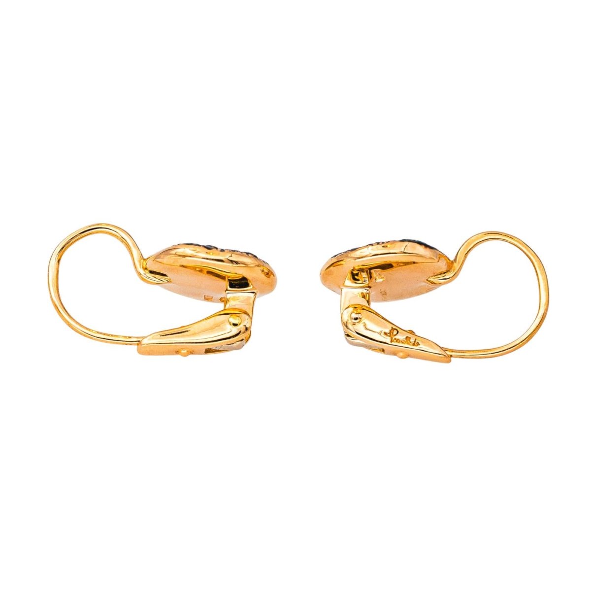 Boucles d'oreilles Dormeuses POMELLATO "Sabbia" en or rose et diamants - Castafiore