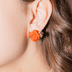 Boucles d'oreilles Dormeuses Pré Catelan Dior en or jaune et diamant - Castafiore