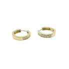 Boucles d'oreilles en or 18KT avec diamants naturels - Castafiore