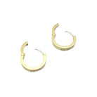 Boucles d'oreilles en or 18KT avec diamants naturels - Castafiore