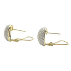 Boucles d'oreilles en or 18KT avec diamants naturels ct 2.50 - Castafiore