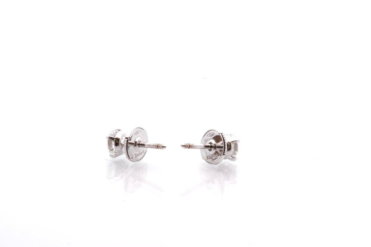 Boucles d'oreilles en or avec diamants - Castafiore