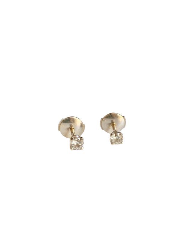 Boucles d’oreilles en or blanc 18k et diamants - Castafiore