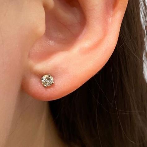 Boucles d’oreilles en or blanc 18k et diamants - Castafiore