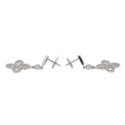 Boucles d'oreilles en Or blanc et Diamant - Castafiore