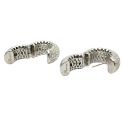 Boucles d'oreilles en or blanc et diamants - Castafiore