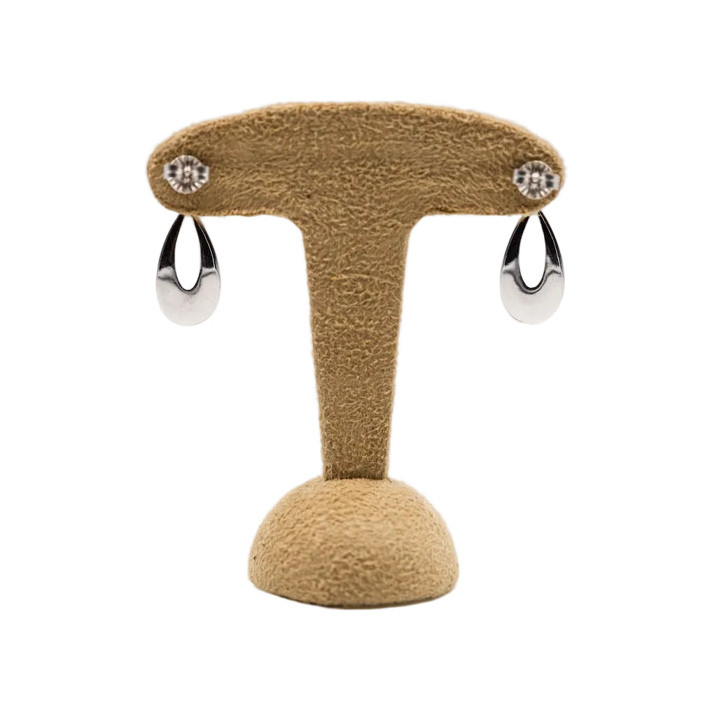 Boucles d'Oreilles en or blanc et diamants - Castafiore