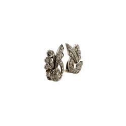 Boucles d'oreilles en or blanc et diamants - Castafiore