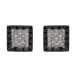 Boucles d'oreilles en or blanc et diamants - Castafiore