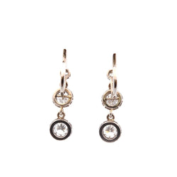 Boucles d'oreilles en or blanc et diamants - Castafiore