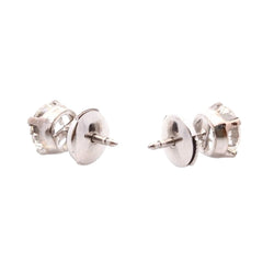 Boucles d'oreilles en or blanc et diamants - Castafiore