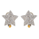 Boucles d'oreilles en Or blanc et jaune et Diamant - Castafiore