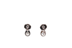 Earrings in 18k gold and diamonds