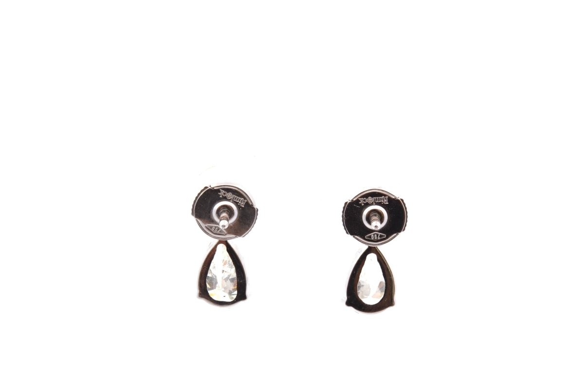 Earrings diamonds of 1.20cts and 1.21cts