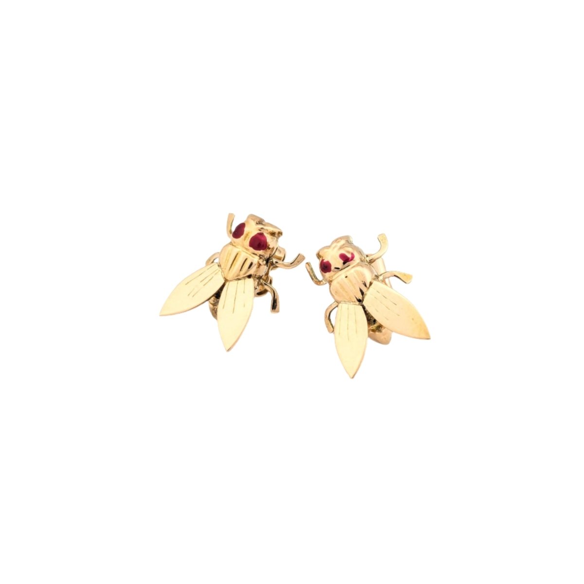 Boucles d'oreilles en or jaune - Castafiore