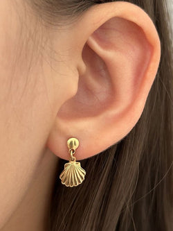 Boucles d'oreilles en or jaune - Castafiore